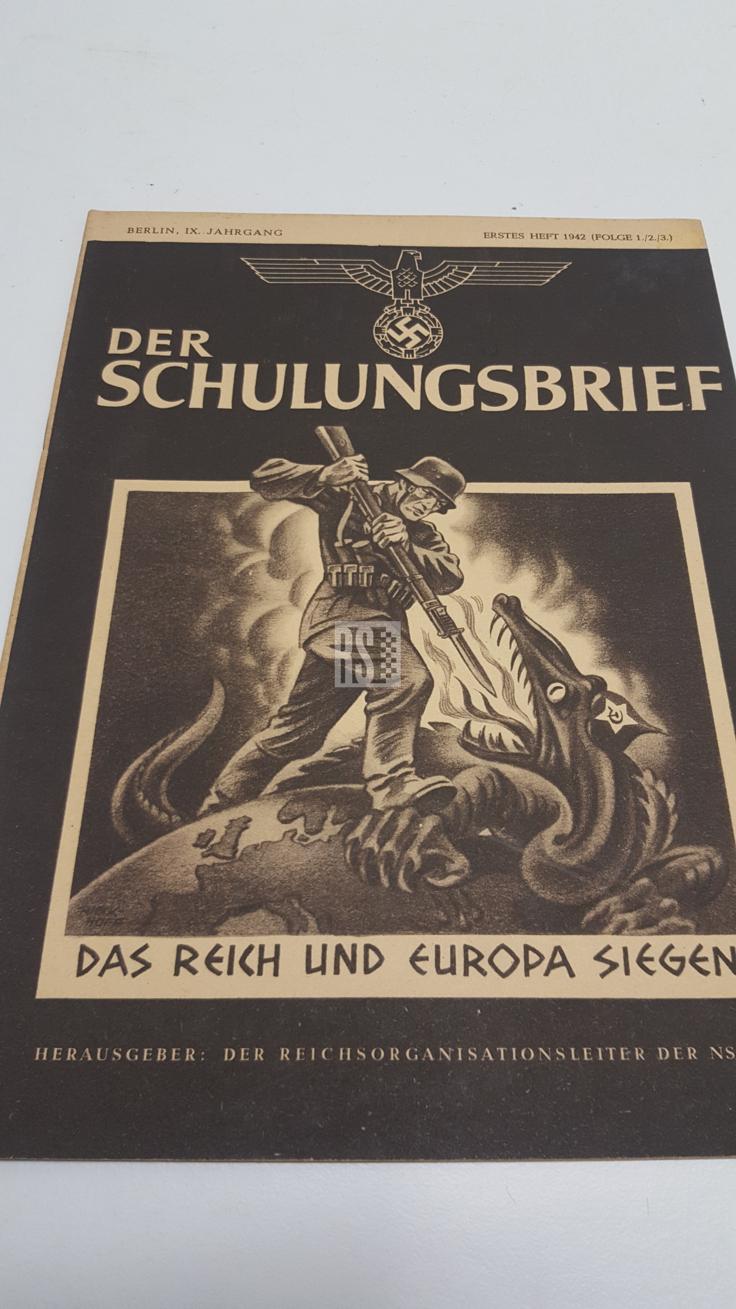 Der Schulungsbrief Nsdap Magazine Rocksteady Militaria